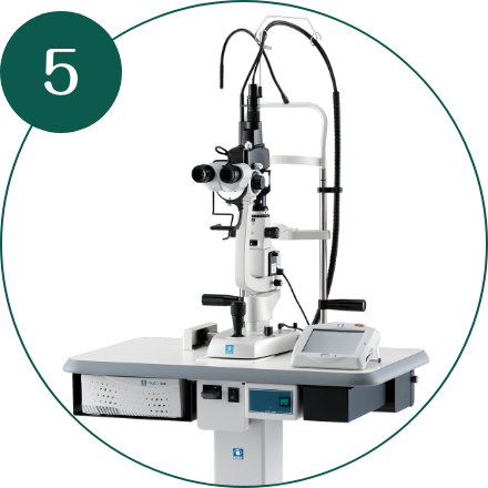 総合病院と同水準の眼科医療機器